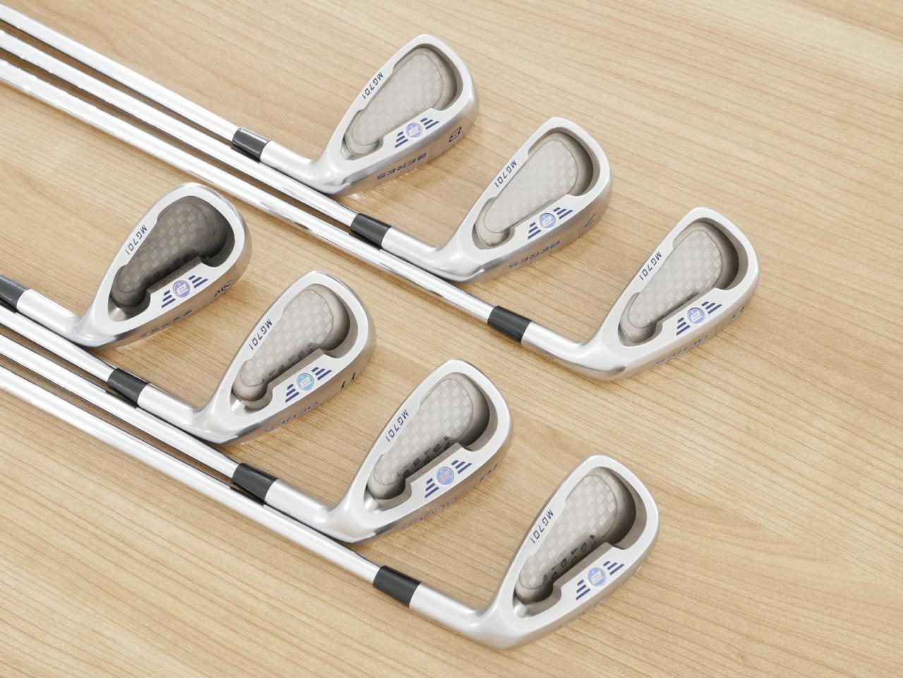 Iron set : Honma : **มีตำหนิ** ชุดเหล็ก Honma Beres MG701 มีเหล็ก 6-11,Sw (7 ชิ้น) ก้านเหล็ก NS Pro 750 Wrap Tech Flex R