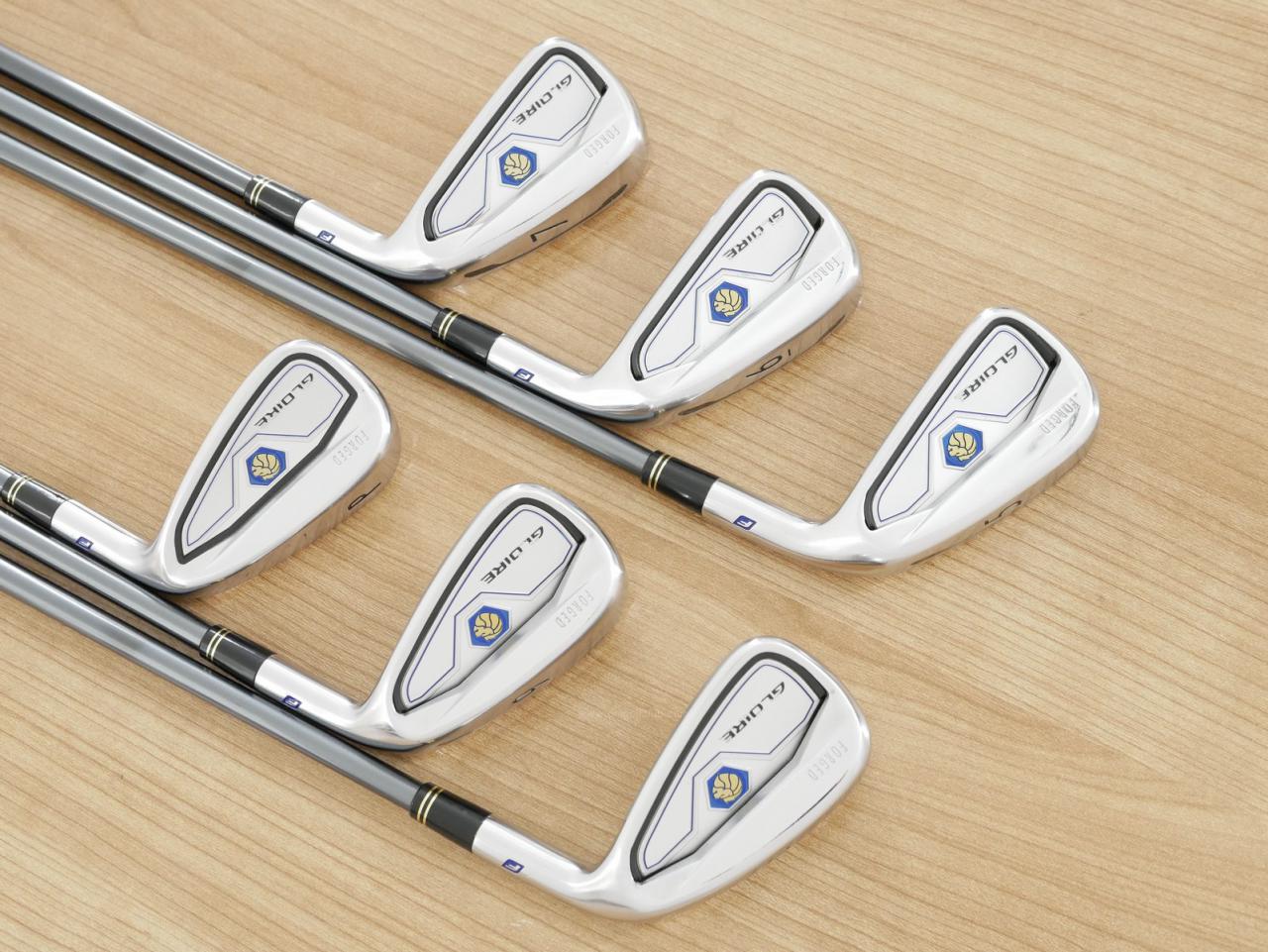 Iron set : Taylormade : ชุดเหล็ก Taylormade Gloire F Forged (รุ่นท๊อปสุด Japan Spec.) มีเหล็ก 5-Pw (6 ชิ้น) ก้านกราไฟต์ Flex R