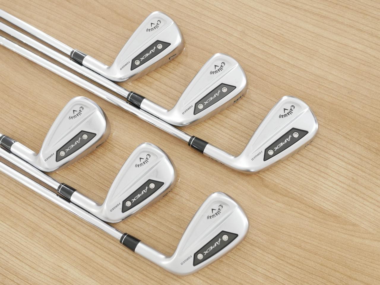 Iron set : Callaway : ชุดเหล็ก Callaway APEX Ai300 Forged (รุ่นล่าสุด ออกปี 2024) มีเหล็ก 5-Pw (6 ชิ้น) ก้านเหล็ก NS PRO 750 Flex S