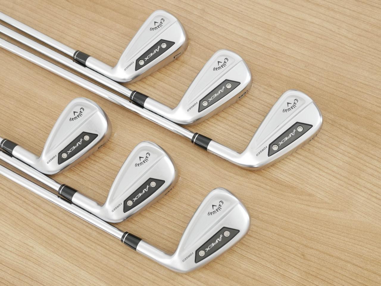 Iron set : Callaway : ชุดเหล็ก Callaway APEX Ai300 Forged (รุ่นล่าสุด ออกปี 2024) มีเหล็ก 5-Pw (6 ชิ้น) ก้านเหล็ก NS PRO 750 Flex S