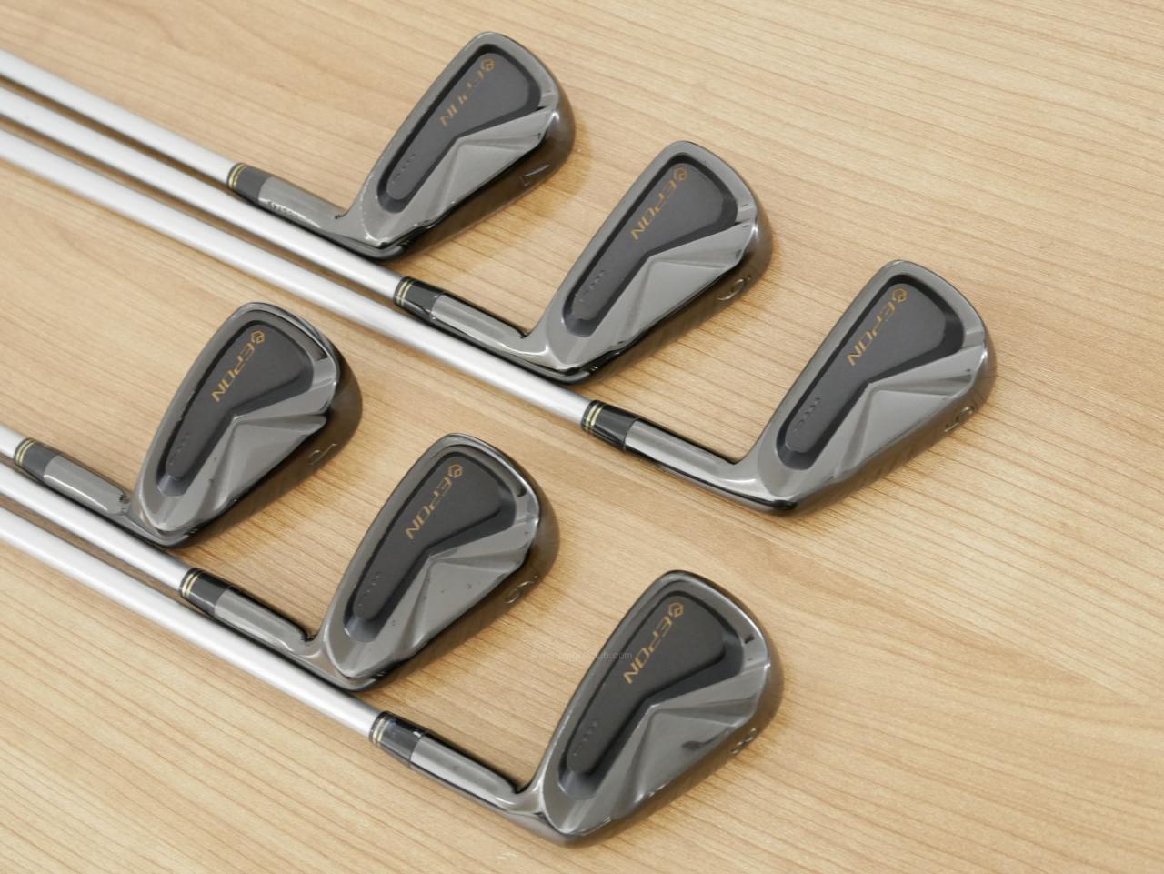 Iron set : Epon : ชุดเหล็ก EPON Personal 3 Forged Limited มีเหล็ก 5-Pw (6 ชิ้น) ก้านกราไฟต์ Mitsubishi OTI 95 Flex S
