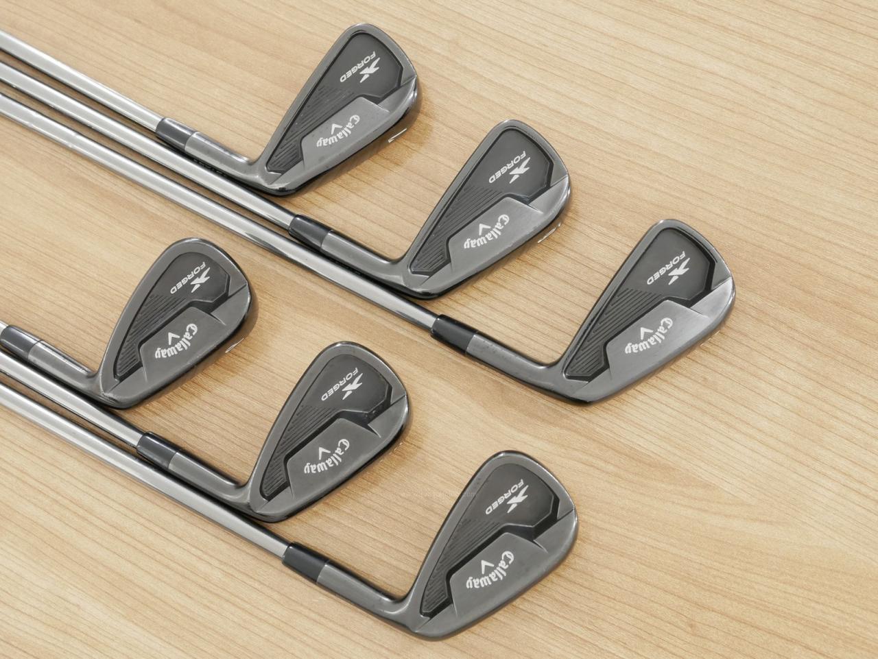 Iron set : Callaway : ชุดเหล็ก Callaway X Forged Star Black Limited (ออกปี 2021 หายากมากๆ) มีเหล็ก 5-Pw (6 ชิ้น) ก้านเหล็ก NS Pro Modus 105 Flex S