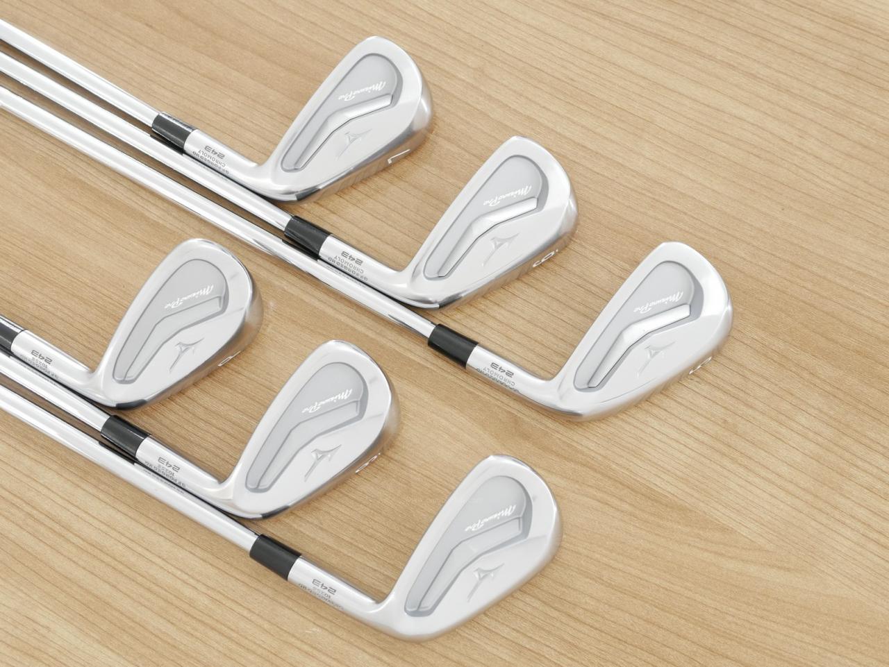 Iron set : Mizuno : ชุดเหล็ก Mizuno Pro 243 Forged (ปี 2024 นุ่ม แน่น ระยะดี) มีเหล็ก 5-Pw (6 ชิ้น) ก้านเหล็ก NS Pro 950 NEO Flex R