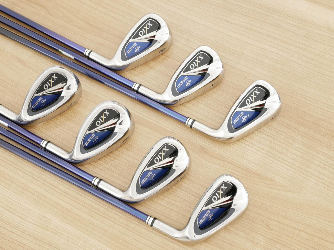 Iron set : XXIO : ชุดเหล็ก XXIO 8 (ใบใหญ่ ตีง่าย ไกล) มีเหล็ก 6-Pw,Aw,Sw (7 ชิ้น) ก้านกราไฟต์ MP-800 Flex SR
