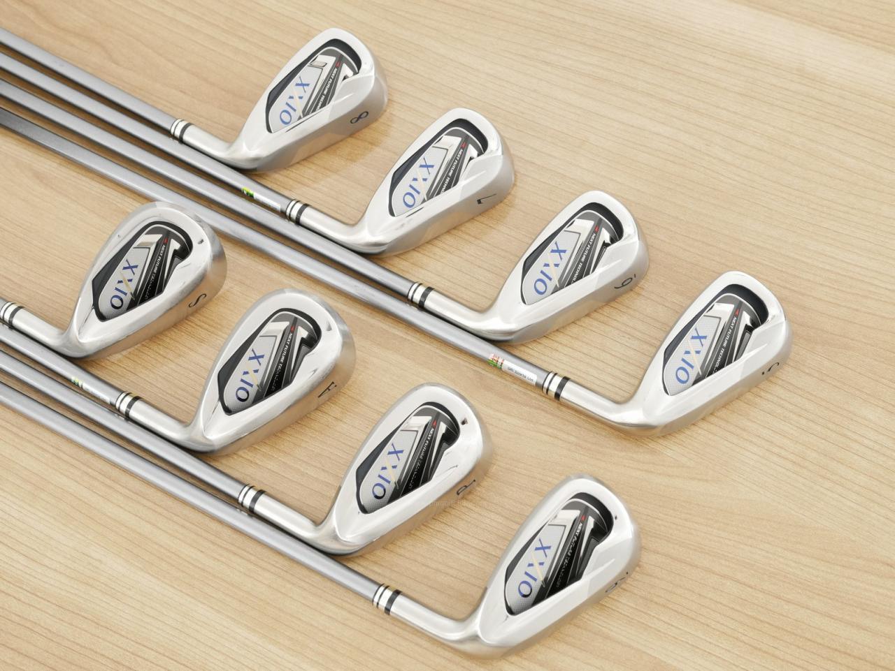 Iron set : XXIO : ชุดเหล็ก XXIO 7 (ตีง่ายมาก ไกล) มีเหล็ก 5-Pw,Aw,Sw (8 ชิ้น) ก้านกราไฟต์ MP-700 Flex S