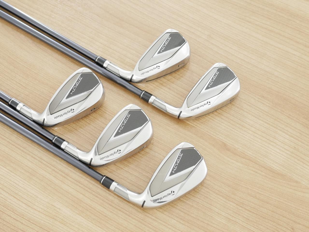 Iron set : Taylormade : ชุดเหล็ก Taylormade Stealth (ออกปี 2022 Japan Spec.) มีเหล็ก 6-Pw (5 ชิ้น) ก้านกราไฟต์ Mitsubishi Tensei TM60 Flex R