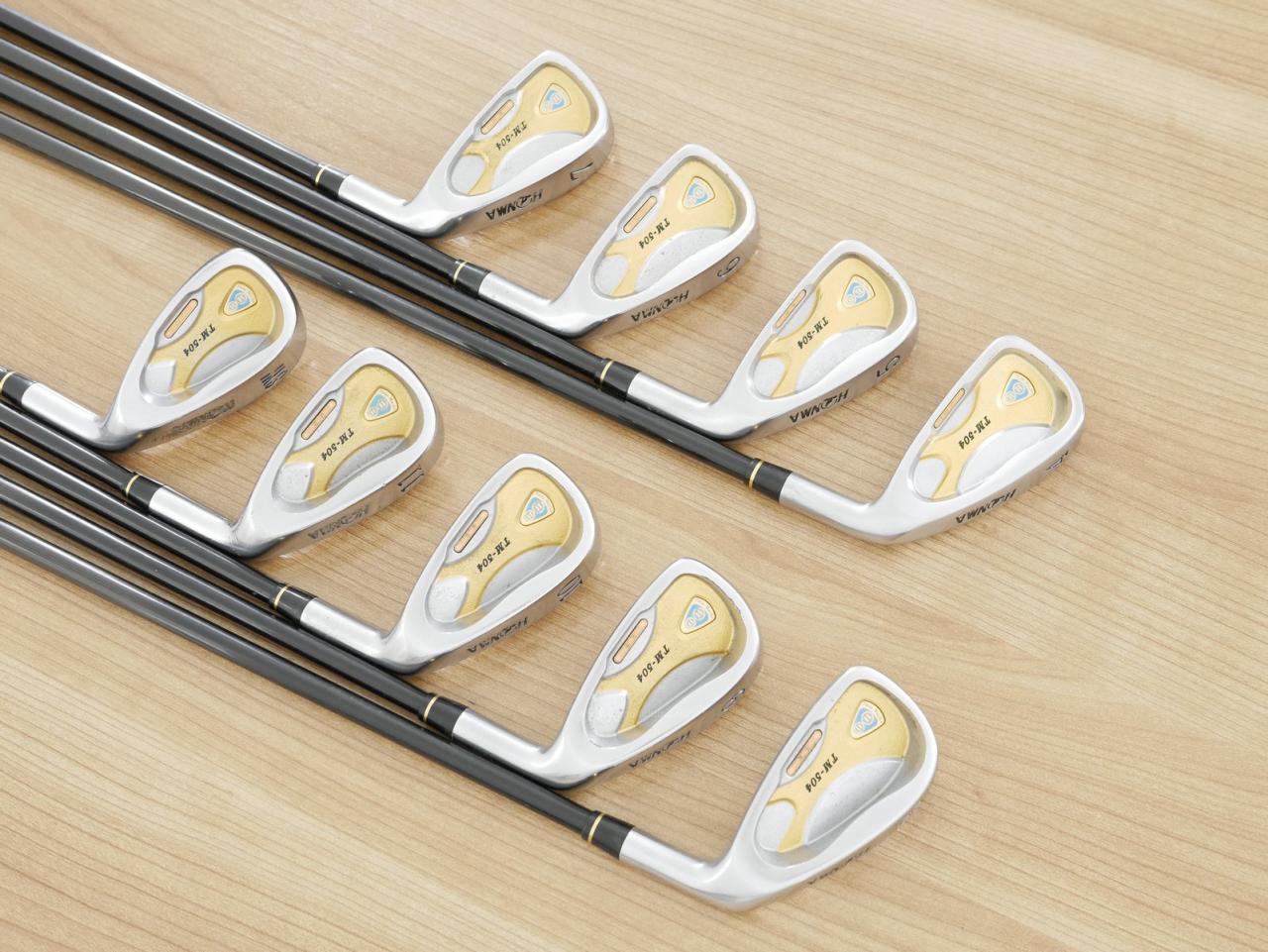 Iron set : Honma : ชุดเหล็ก Honma TwinMarks TM-504 มีเหล็ก 4-11,Sw (9 ชิ้น) ก้านกราไฟต์ ARMRQ 856 Flex R (2 ดาว)