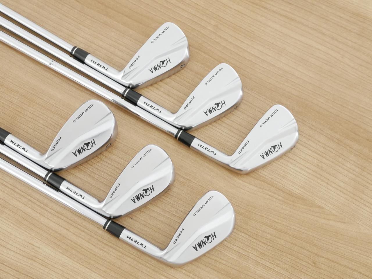 Iron set : Honma : ชุดเหล็ก Honma Tour World TW727M (Forged Blade ปี 2016) มีเหล็ก 5-10 (6 ชิ้น) ก้านเหล็ก Dynamic Gold X100