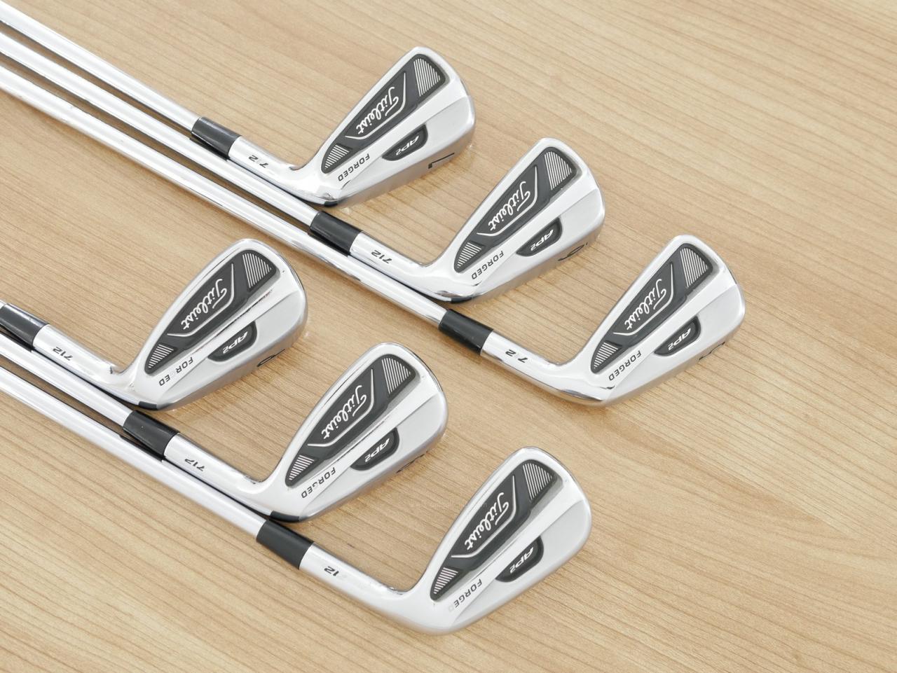 Iron set : Titleist : ชุดเหล็ก Titleist AP2 712 Forged มีเหล็ก 5-Pw (6 ชิ้น) ก้านเหล็ก NS Pro 950 Flex S