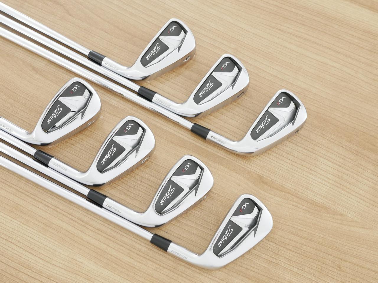 Iron set : Titleist : ชุดเหล็ก Titleist VG3 Forged (Japan Spec.) มีเหล็ก 4-Pw (7 ชิ้น) ก้านเหล็ก NS Pro Modus 120 Flex S