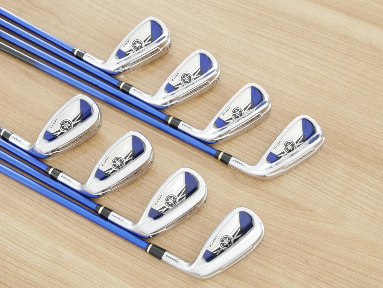 Iron set : Yamaha : ชุดเหล็ก Yamaha Inpres UD+2 (ปี 2018 ตีไกลที่สุด ไกลกว่าเหล็กทั่วไป 2 เบอร์) มีเหล็ก 6-Pw,Aw,As,Sw (8 ชิ้น) ก้านกราไฟต์ Flex SR
