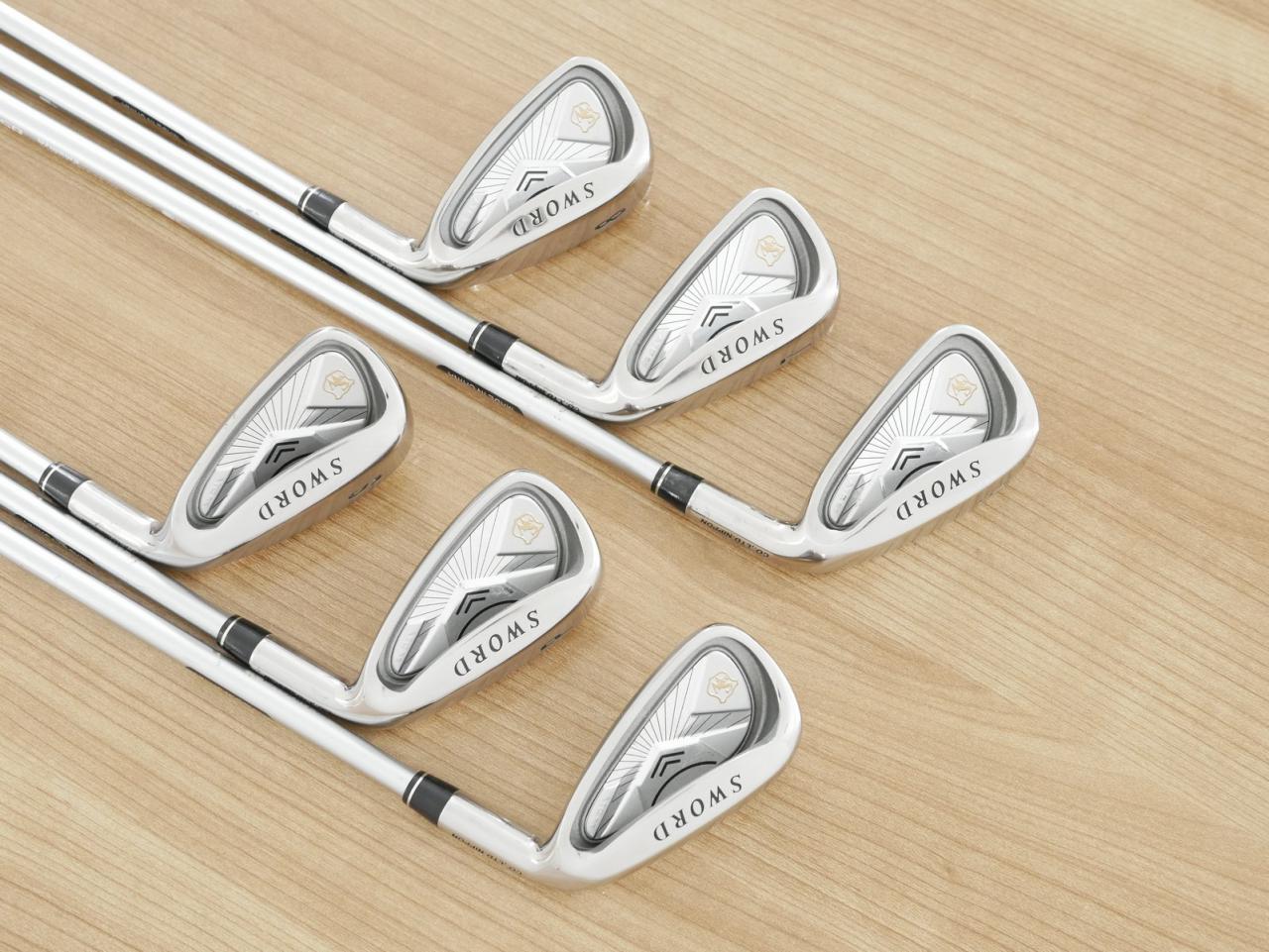 Iron set : Katana : ชุดเหล็ก Katana Sword ATC-55 (หน้าเด้ง ตีง่าย ไกล) มีเหล็ก 6-Pw,Sw (6 ชิ้น) ก้านกราไฟต์ Fujikura Speeder Five Flex SR