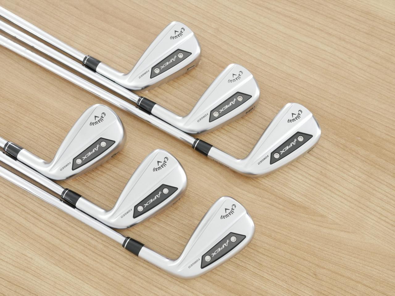 Iron set : Callaway : ชุดเหล็ก Callaway APEX Ai200 Forged (รุ่นล่าสุด ออกปี 2024) มีเหล็ก 5-Pw (6 ชิ้น) ก้านเหล็ก NS Pro 950 NEO Flex S