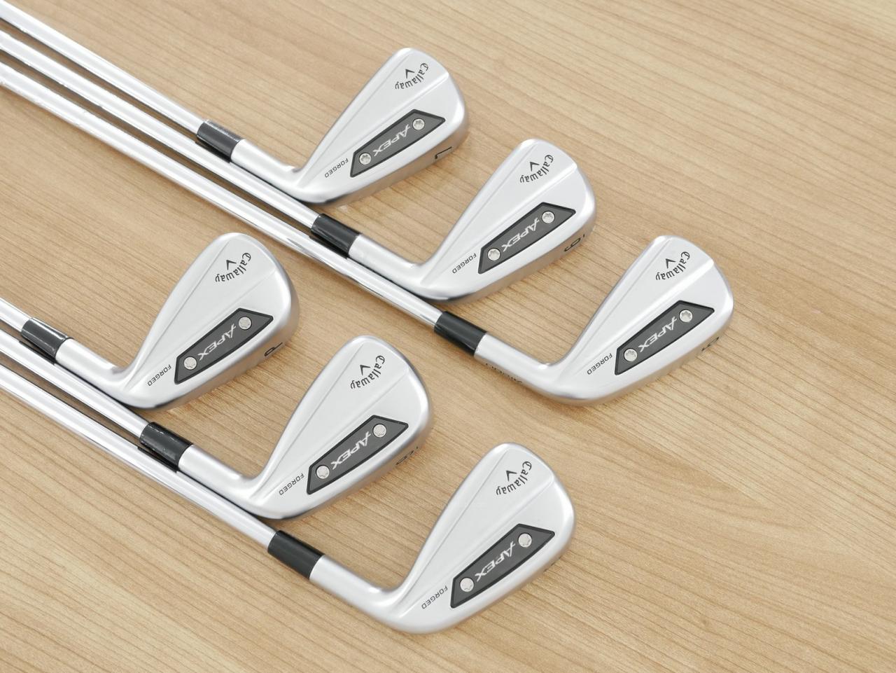 Iron set : Callaway : ชุดเหล็ก Callaway APEX Ai200 Forged (รุ่นล่าสุด ออกปี 2024) มีเหล็ก 5-Pw (6 ชิ้น) ก้านเหล็ก NS Pro 950 NEO Flex S