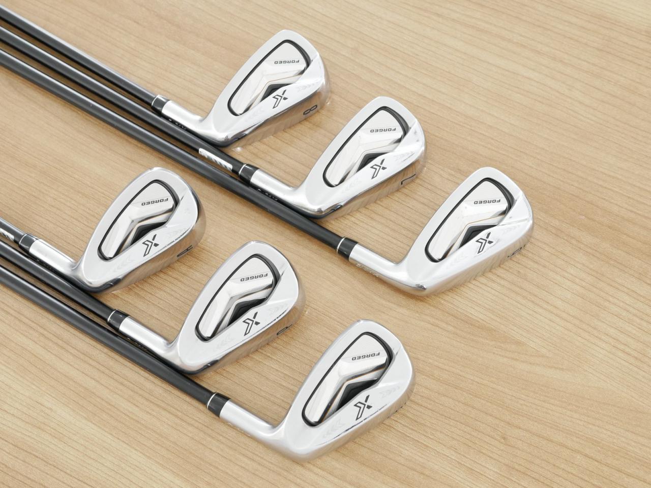 Iron set : XXIO : ชุดเหล็ก XXIO X Forged (รุ่นปี 2021) มีเหล็ก 6-Pw,Aw (6 ชิ้น) ก้านกราไฟต์ Miyazaki AX-1 Flex S