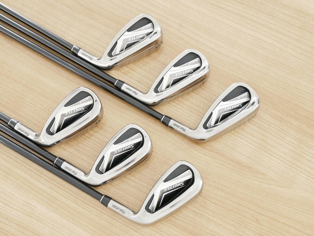 Iron set : Maruman : ชุดเหล็ก Maruman Shuttle NX-1 (ออกปี 2018 หน้าเด้งสุดๆ โกงสุดๆ เหล็ก 7 Loft 27) มีเหล็ก 6-Pw,Pa (6 ชิ้น) ก้านกราไฟต์ Flex R