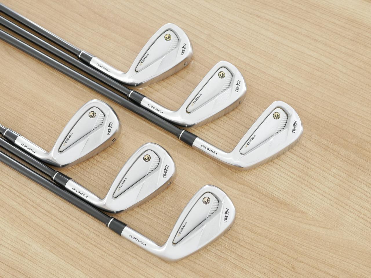 Iron set : Honma : ชุดเหล็ก Honma Tour World TR20P (ออกปี 2020) มีเหล็ก 6-11 (6 ชิ้น) ก้านกราไฟต์ Honma Vizard TR20-65 Flex R