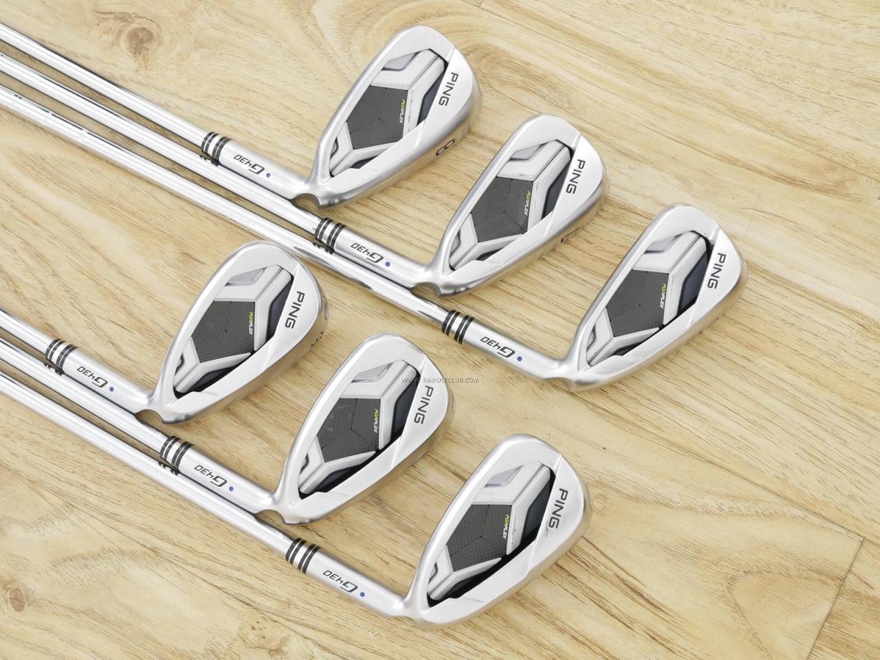 Iron set : Ping : ชุดเหล็ก Ping G430 (รุ่นล่าสุด ออกปี 2022 Japan Spec. ใบใหญ่ ง่าย ไกล) มีเหล็ก 6-W,45 (6 ชิ้น) ก้านเหล็ก NS Pro 850 NEO Flex S