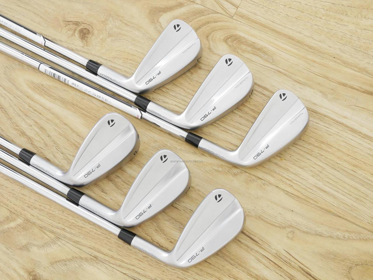 Iron set : Taylormade : ชุดเหล็ก Taylormade P790 (ตัวท้อปสุด ล่าสุด ปี 2023 Japan Spec.) มีเหล็ก 5-Pw (6 ชิ้น) ก้านเหล็ก Dynamic Gold EX Weight Lock Tour Issue S200