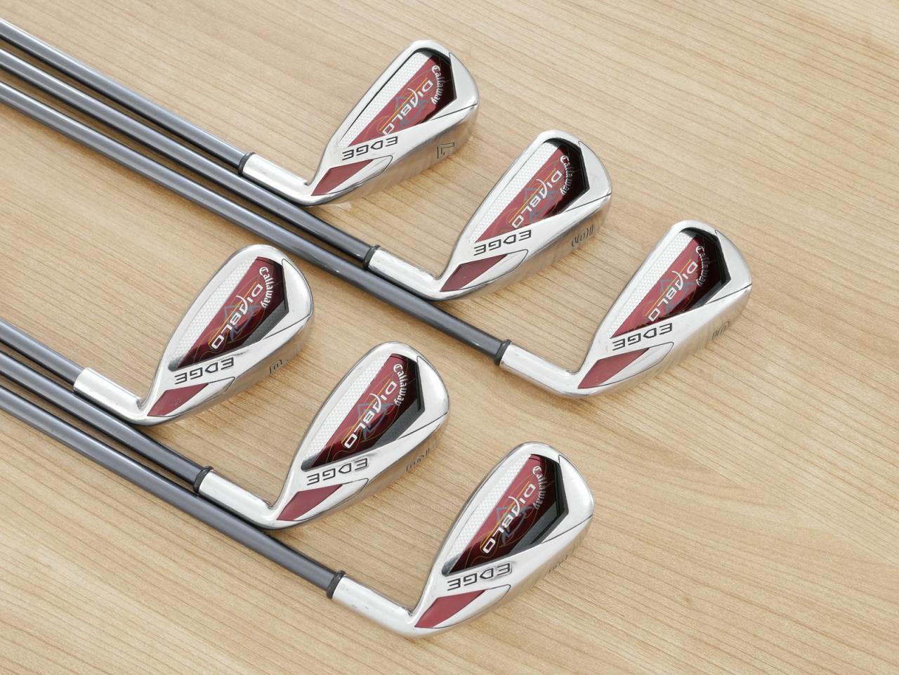 Iron set : Callaway : ชุดเหล็ก Callaway Diablo EDGE มีเหล็ก 5-Pw (6 ชิ้น) ก้านกราไฟต์ Flex R