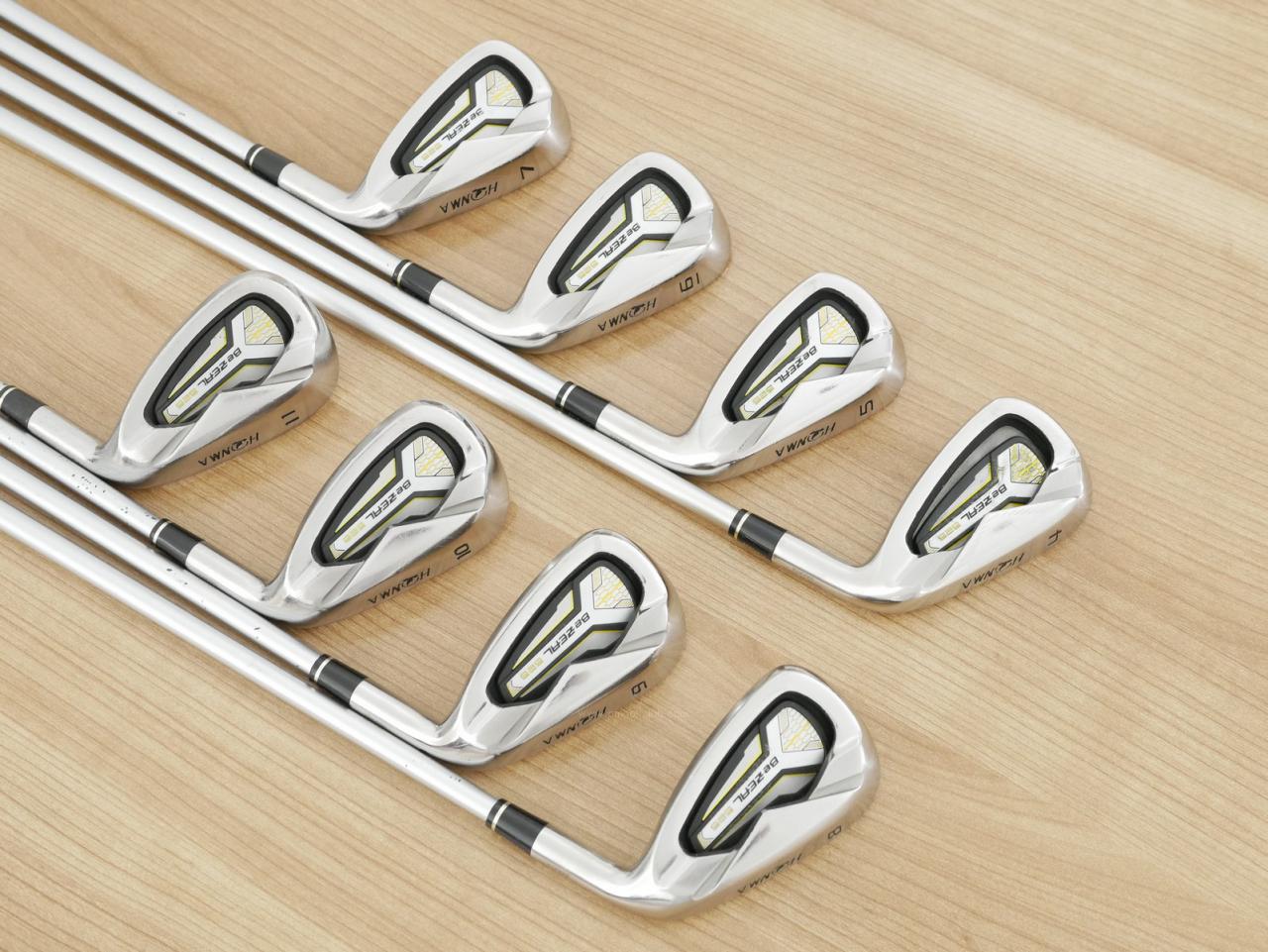 Iron set : Honma : ชุดเหล็ก Honma Bezeal 525 (ออกปี 2016 รุ่นนี้ใบใหญ่ที่สุดของ Honma) มีเหล็ก 4-11 (8 ชิ้น) ก้านกราไฟต์ Honma Vizard 48 Flex SR