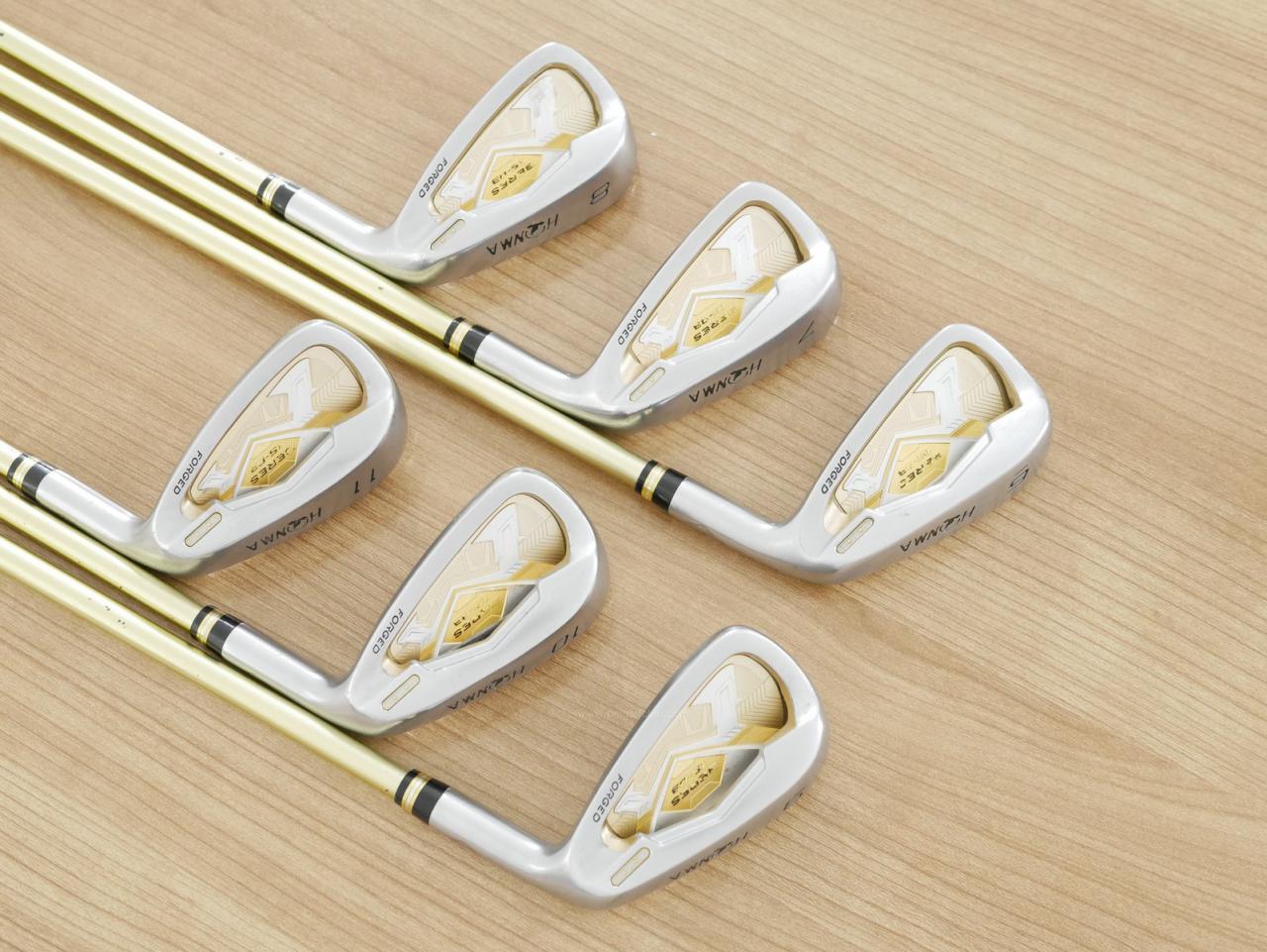 Iron set : Honma : ชุดเหล็ก Honma Beres IS-03 (ปี 2015 หน้าเด้ง Forged) มีเหล็ก 6-11 (6 ชิ้น เทียบเท่า 5-Pw) ก้าน ARMRQ 8 (49) Flex R (2 ดาว)