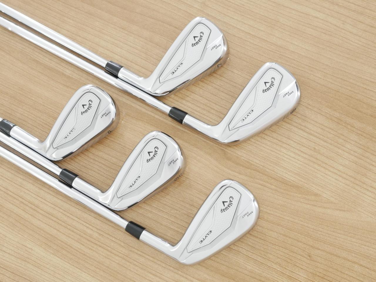 Iron set : Callaway : ชุดเหล็ก Callaway ELYTE Max Fast (ออกปี 2025 ตีง่ายมาก ไกล Japan Spec.) มีเหล็ก 6-Pw (5 ชิ้น) ก้านเหล็ก NS Pro ZELOS Flex S