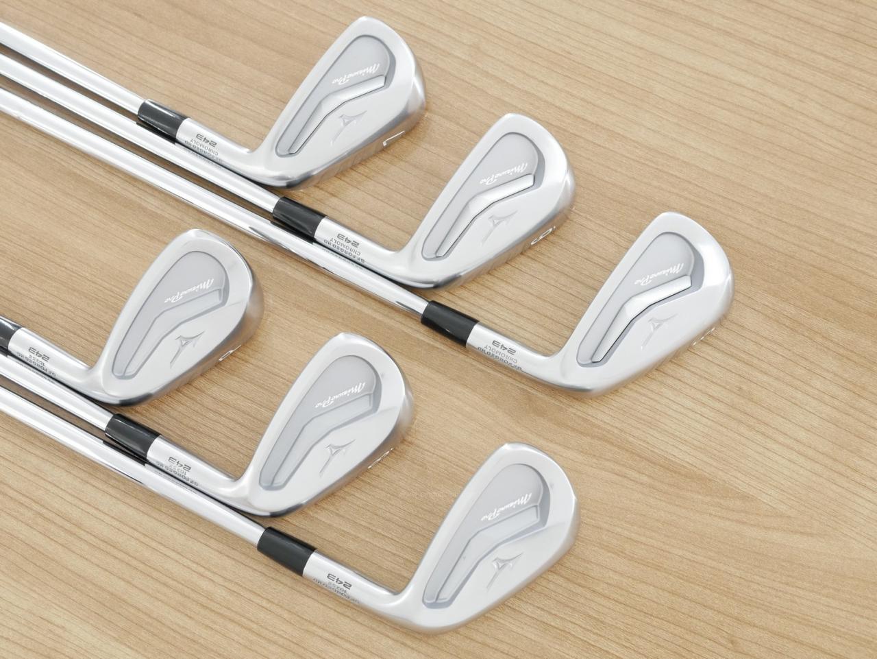 Iron set : Mizuno : ชุดเหล็ก Mizuno Pro 243 Forged (ปี 2024 นุ่ม แน่น ระยะดี) มีเหล็ก 5-Pw (6 ชิ้น) ก้านเหล็ก Dynamic Gold 120 S200