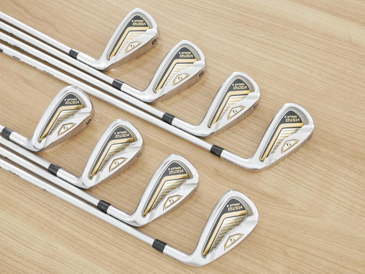 Iron set : Katana : ชุดเหล็ก Katana Voltio NINJA X (ออกปี 2020 หน้าเด้ง ตีไกลมากๆ) มีเหล็ก 6-Pw,Aw,As,Sw (8 ชิ้น) ก้านกราไฟต์ Fujikura Speeder 588 Flex R