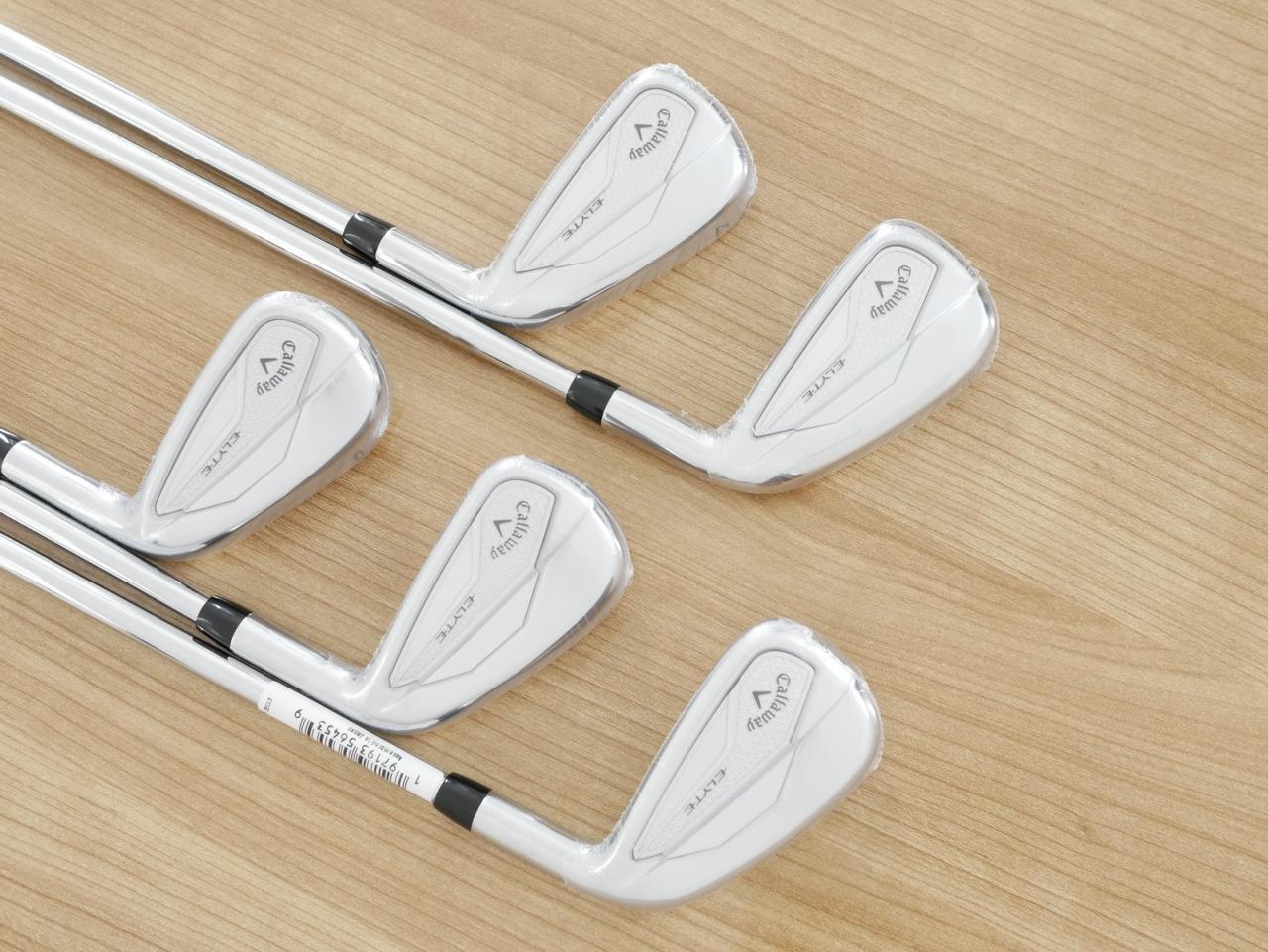 Iron set : Callaway : **ของใหม่ ยังไม่แกะพลาสติก** ชุดเหล็ก Callaway ELYTE (ออกปี 2025 ตีง่ายมาก ไกล Japan Spec.) มีเหล็ก 6-Pw (5 ชิ้น) ก้านเหล็ก NS Pro 950 NEO Flex R