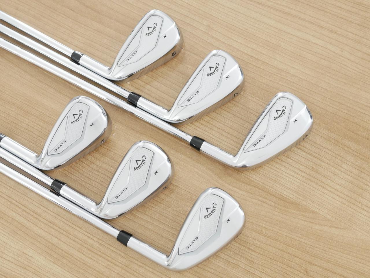 Iron set : Callaway : ชุดเหล็ก Callaway ELYTE X (ออกปี 2025 ตีง่ายมาก ไกล Japan Spec.) มีเหล็ก 6-Pw,Aw (6 ชิ้น) ก้านเหล็ก NS Pro 950 NEO Flex S