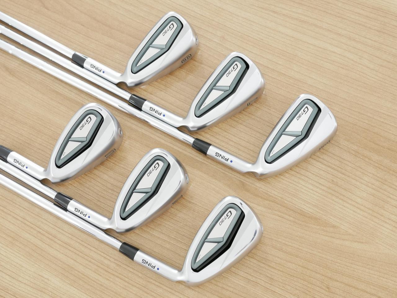 Iron set : Ping : ชุดเหล็ก Ping G730 (รุ่นล่าสุด ปี 2024 Japan Spec. ใบใหญ่ ง่ายที่สุด ไกลที่สุดของ Ping) มีเหล็ก 6-Pw,Aw (6 ชิ้น) ก้านเหล็ก Dynamic Gold EX Weight Lock Tour Issue S200