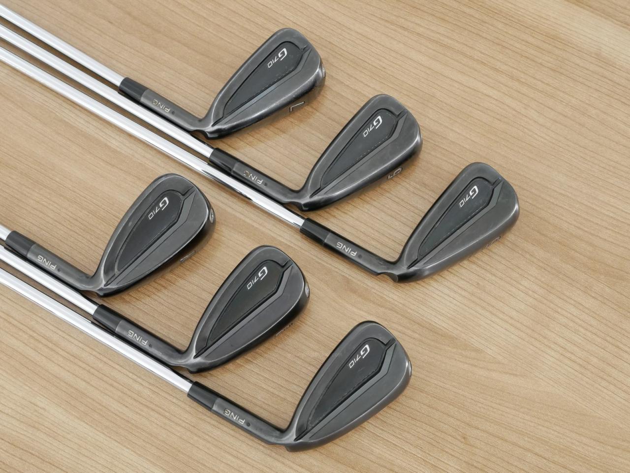 Iron set : Ping : ชุดเหล็ก Ping G710 (ปี 2021 Japan Spec. ใบใหญ่ ง่ายที่สุด ไกลที่สุดของ Ping) มีเหล็ก 5-Pw (6 ชิ้น) ก้านเหล็ก NS Pro Zelos 7 Flex R