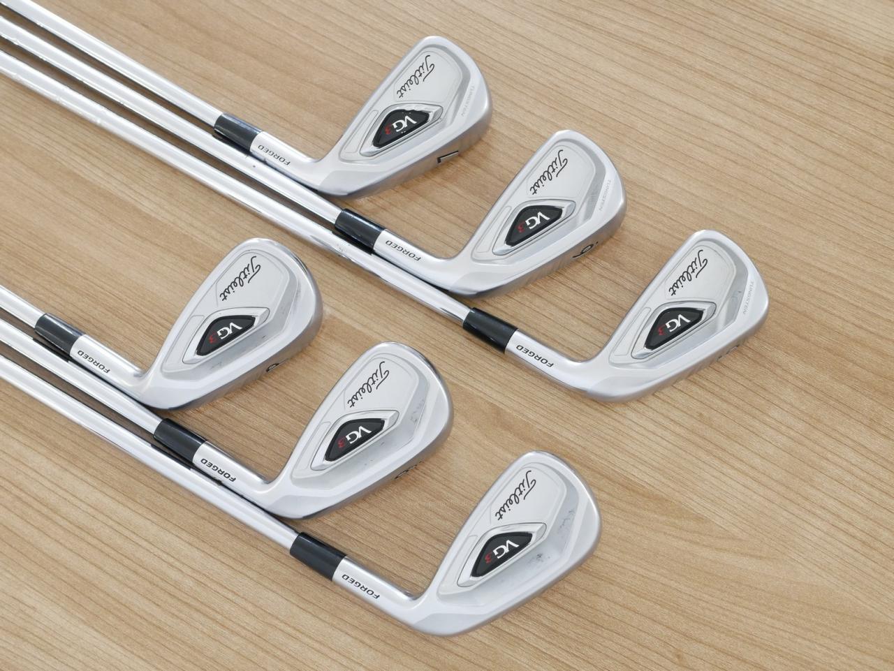 Iron set : Titleist : ชุดเหล็ก Titleist VG3 Forged (Japan Spec. นุ่มแน่น) มีเหล็ก 5-Pw (6 ชิ้น) ก้านเหล็ก NS Pro 950 Flex S