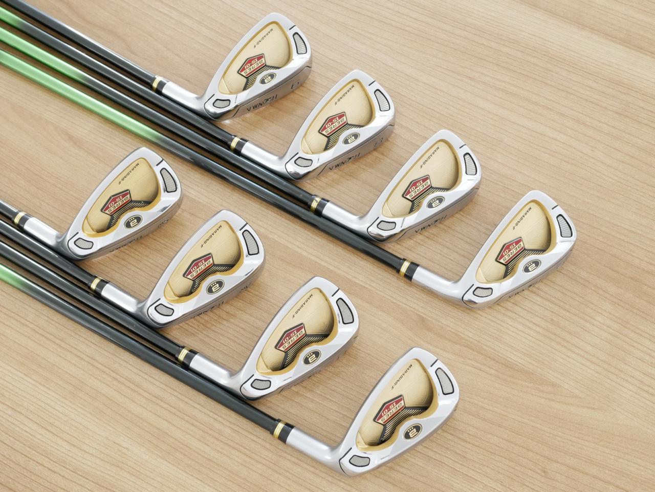 Iron set : Honma : **ก้าน 3 ดาว** ชุดเหล็ก Honma Beres IS-01 (หน้าเด้ง Maraging) มีเหล็ก 6-11,Aw,Sw (8 ชิ้น เทียบเท่า 5-Pw,Aw,Sw) ก้าน ARMRQ 6 (45) Flex R (3 ดาว)