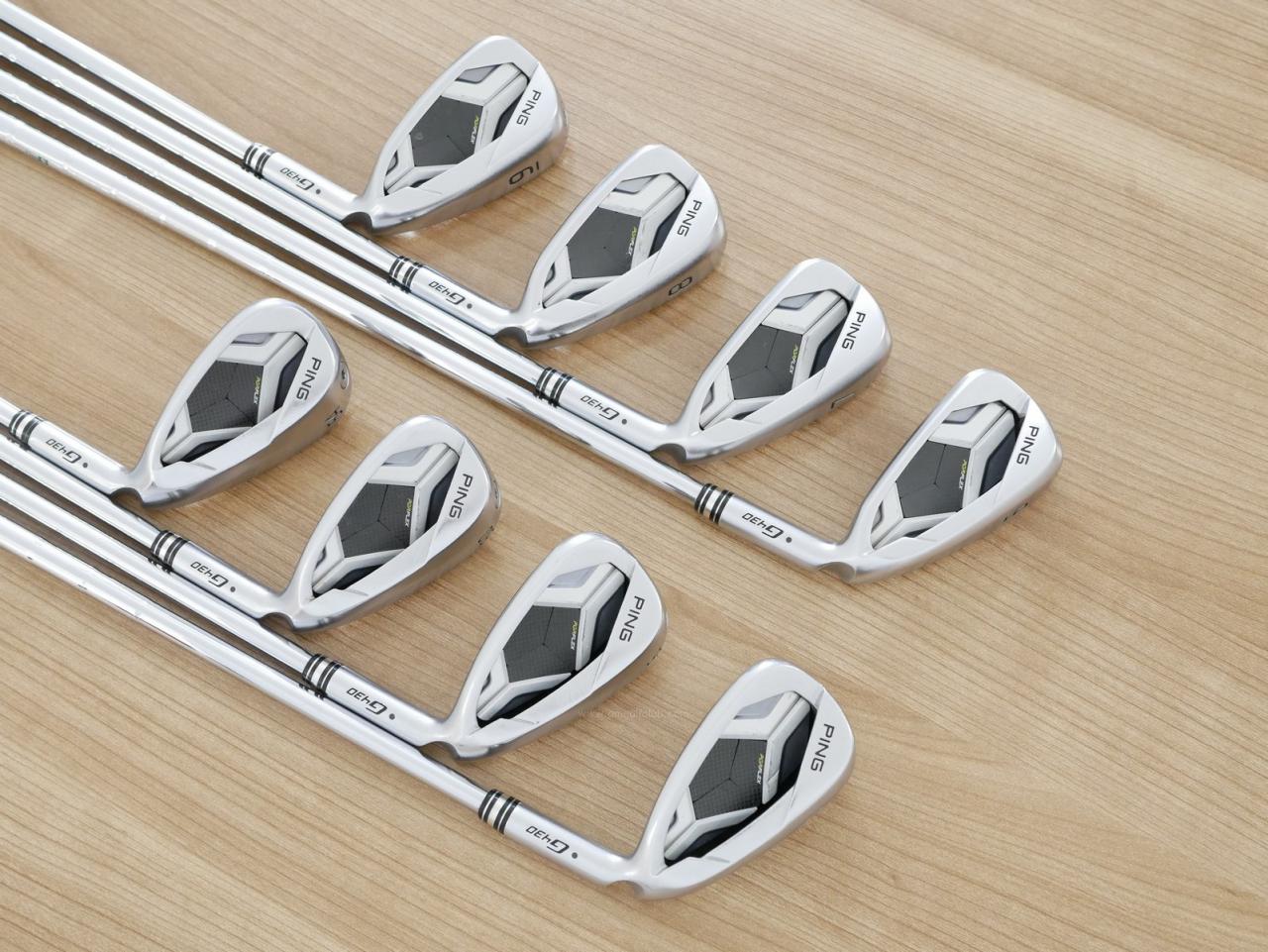 Iron set : Ping : ชุดเหล็ก Ping G430 (ออกปี 2023 Japan Spec. ใบใหญ่ ง่าย ไกล) มีเหล็ก 6-W,45,50,54 (8 ชิ้น) ก้านเหล็ก NS Pro 950 NEO Flex S