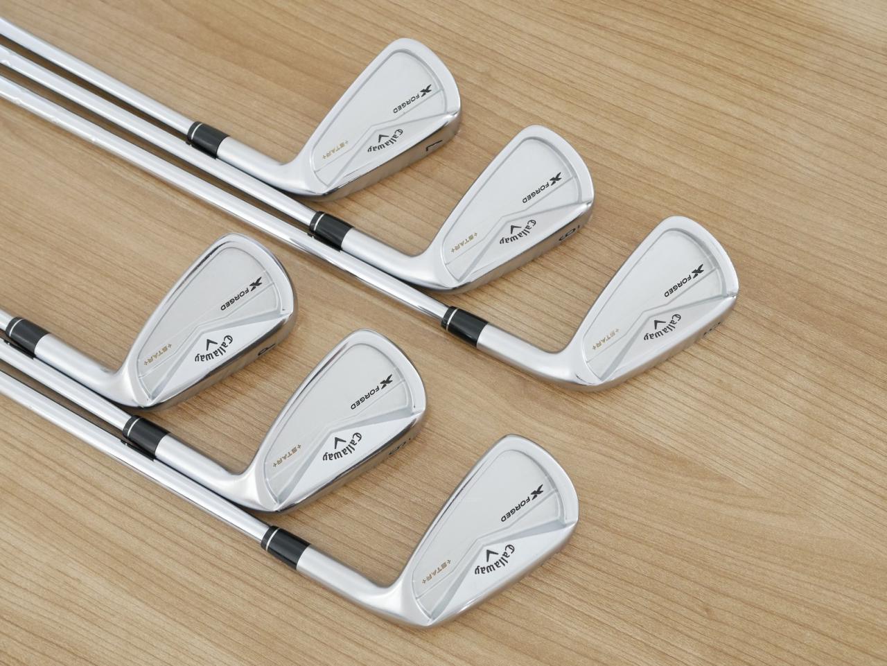 Iron set : Callaway : ชุดเหล็ก Callaway X Forged Star (รุ่นล่าสุด ออกปี 2024) มีเหล็ก 5-Pw (6 ชิ้น) ก้านเหล็ก NS Pro Modus 105 Flex S