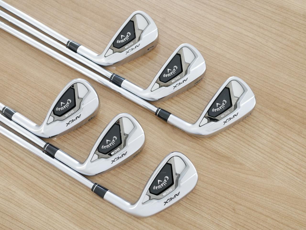 Iron set : Callaway : ชุดเหล็ก Callaway APEX DCB Forged (ปี 2022) มีเหล็ก 5-Pw (6 ชิ้น) ก้านเหล็ก NS Pro ZELOS 7 Flex S