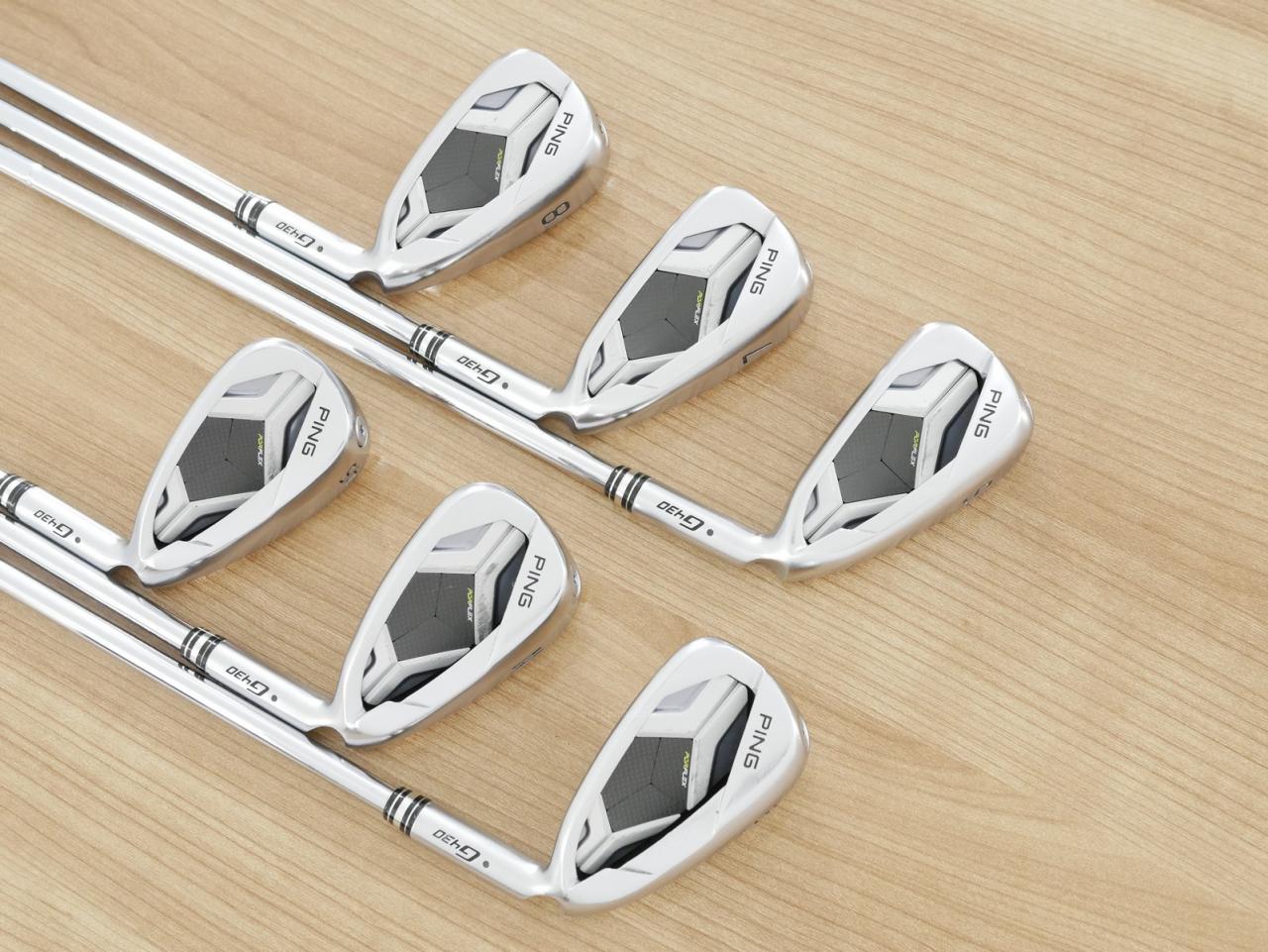 Iron set : Ping : ชุดเหล็ก Ping G430 (ออกปี 2023 Japan Spec. ใบใหญ่ ง่าย ไกล) มีเหล็ก 6-W,45 (6 ชิ้น) ก้านเหล็ก NS Pro Zelos 7 Flex S