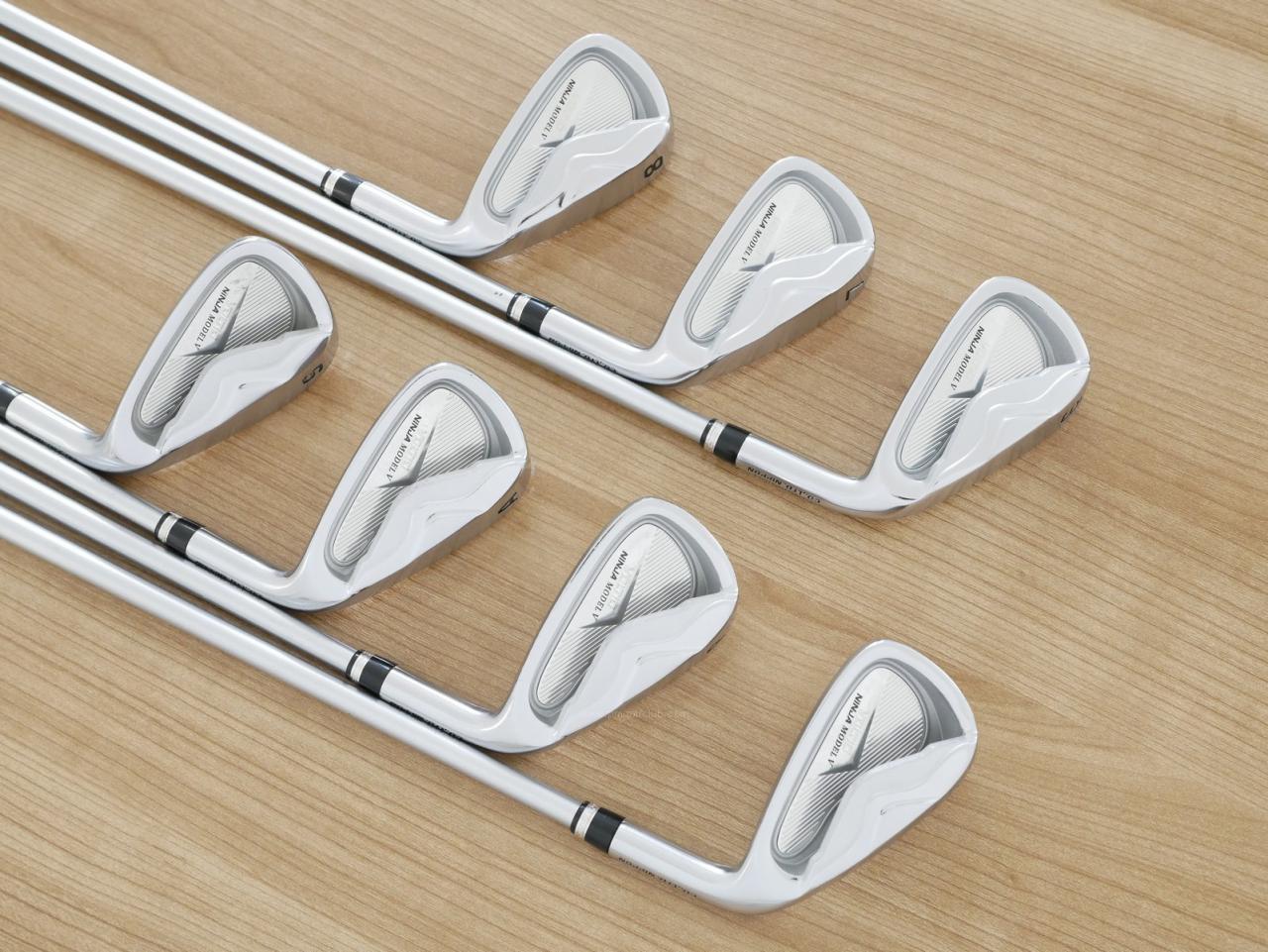 Iron set : Katana : ชุดเหล็ก Katana Voltio NINJA Model V (ปี 2020 หน้าเด้ง ตีไกล) มีเหล็ก 6-Pw,Aw,Sw (7 ชิ้น) ก้านกราไฟต์ Fujikura Voltio 40 Flex R