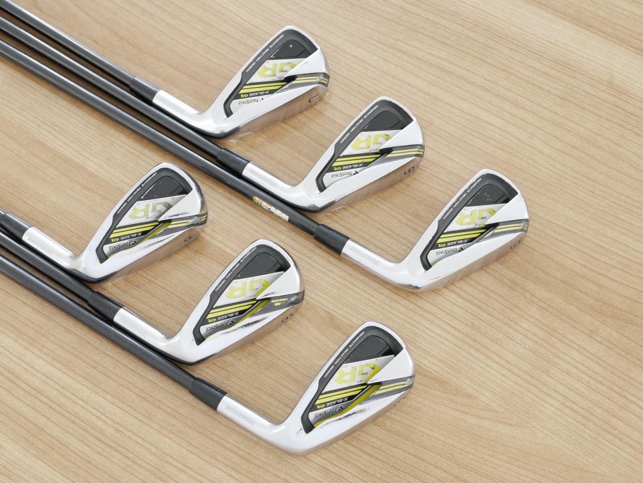Iron set : Tourstage : ชุดเหล็ก Tourstage X-Blade GR (ใบใหญ่ ตีง่าย) มีเหล็ก 5-Pw (6 ชิ้น) ก้านกราไฟต์ Tour AD B14-03i Flex S