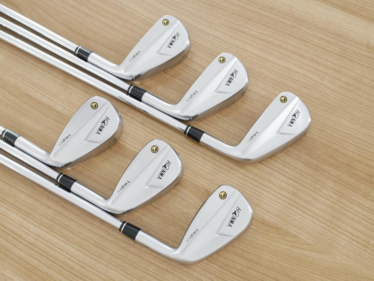 Iron set : Honma : ชุดเหล็ก Honma Tour World TR21X (ออกปี 2021 ตีง่าย ไกล) มีเหล็ก 5-10 (6 ชิ้น) ก้านเหล็ก NS Pro 950 NEO Flex R
