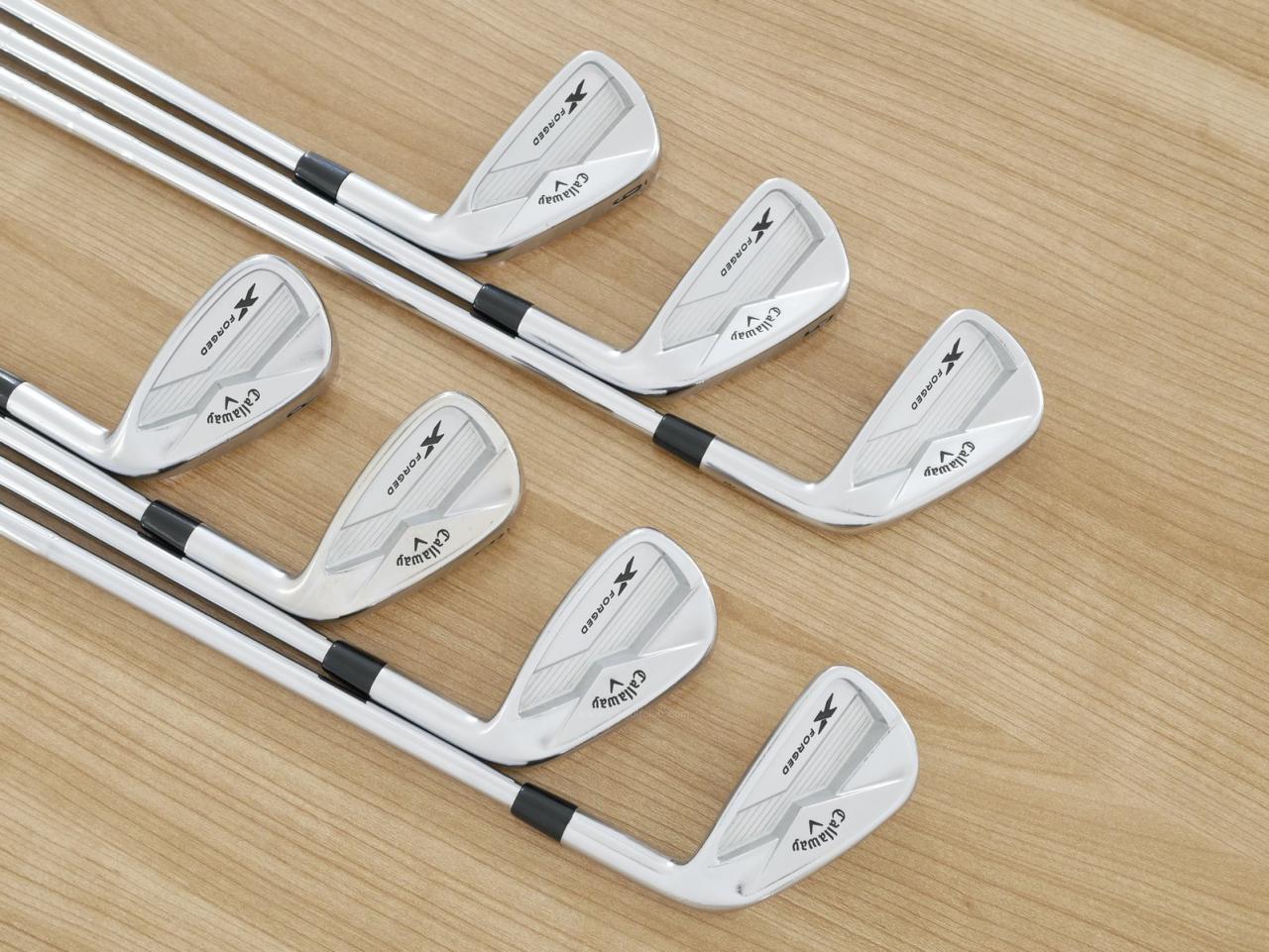 Iron set : Callaway : ชุดเหล็ก Callaway X Forged (ปี 2019) มีเหล็ก 4-Pw (7 ชิ้น) ก้านเหล็ก NS Pro Modus 105 Flex S