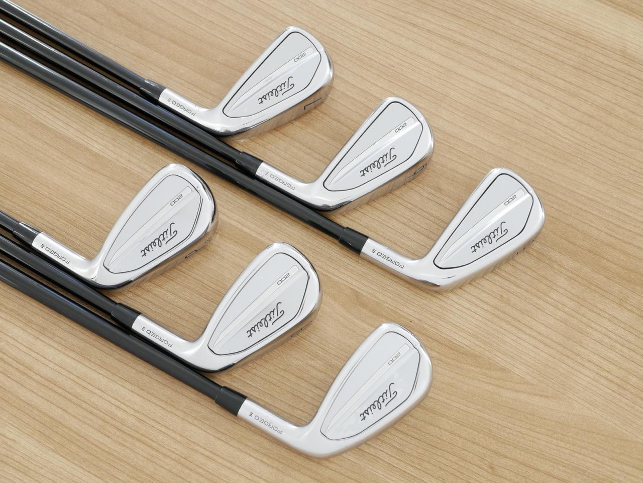 Iron set : Titleist : ชุดเหล็ก Titleist T200 Forged (รุ่นล่าสุด ออกปี 2023 Japan Spec) มีเหล็ก 5-Pw (6 ชิ้น) ก้านกราไฟต์ Mitsubishi TENSEI AM2 Flex S