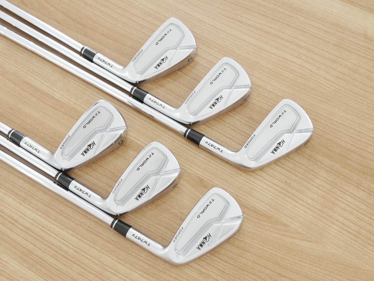 Iron set : Honma : ชุดเหล็ก Honma Tour World TW747V Forged (รุ่นปี 2019) มีเหล็ก 5-10 (6 ชิ้น) ก้านเหล็ก AMT Tour White S200