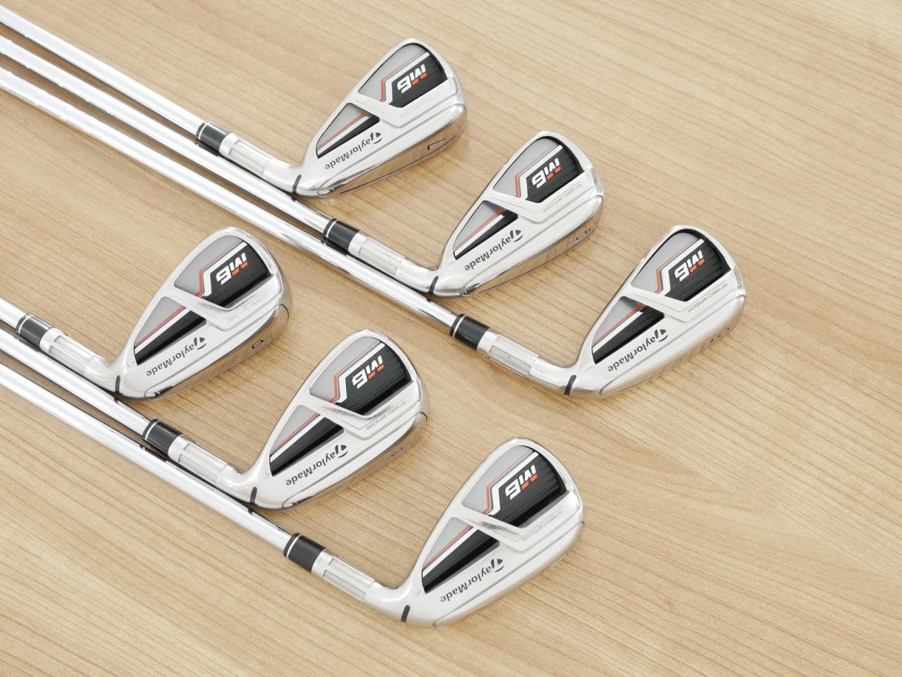 Iron set : Taylormade : ชุดเหล็ก Taylormade M6 (ออกปี 2019 Japan Spec) มีเหล็ก 5-Pw (6 ชิ้น) ก้านเหล็ก REAX 85 Flex S