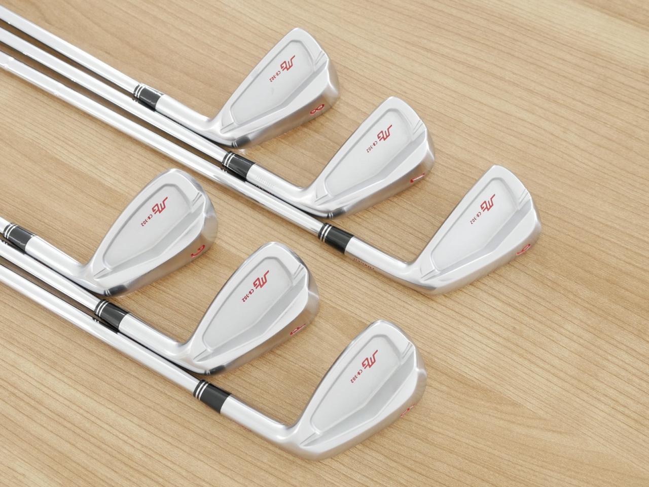 Iron set : Miura : ชุดเหล็ก Miura CB-302 Forged (ออกปี 2023 นุ่มมากๆๆ) มีเหล็ก 6-Pw,Aw (6 ชิ้น) ก้านเหล็ก AMT Tour White S200