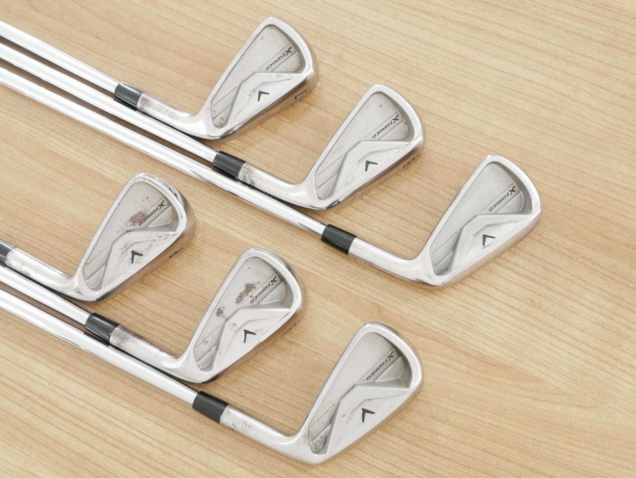 Iron set : Callaway :  ชุดเหล็ก Callaway X Forged RAW Finish (หายาก รุ่นล่าสุด ออกปี 2026 นุ่ม แน่น หล่อมาก) มีเหล็ก 5-Pw (6 ชิ้น) ก้านเหล็ก Dynamic Gold 105 S200