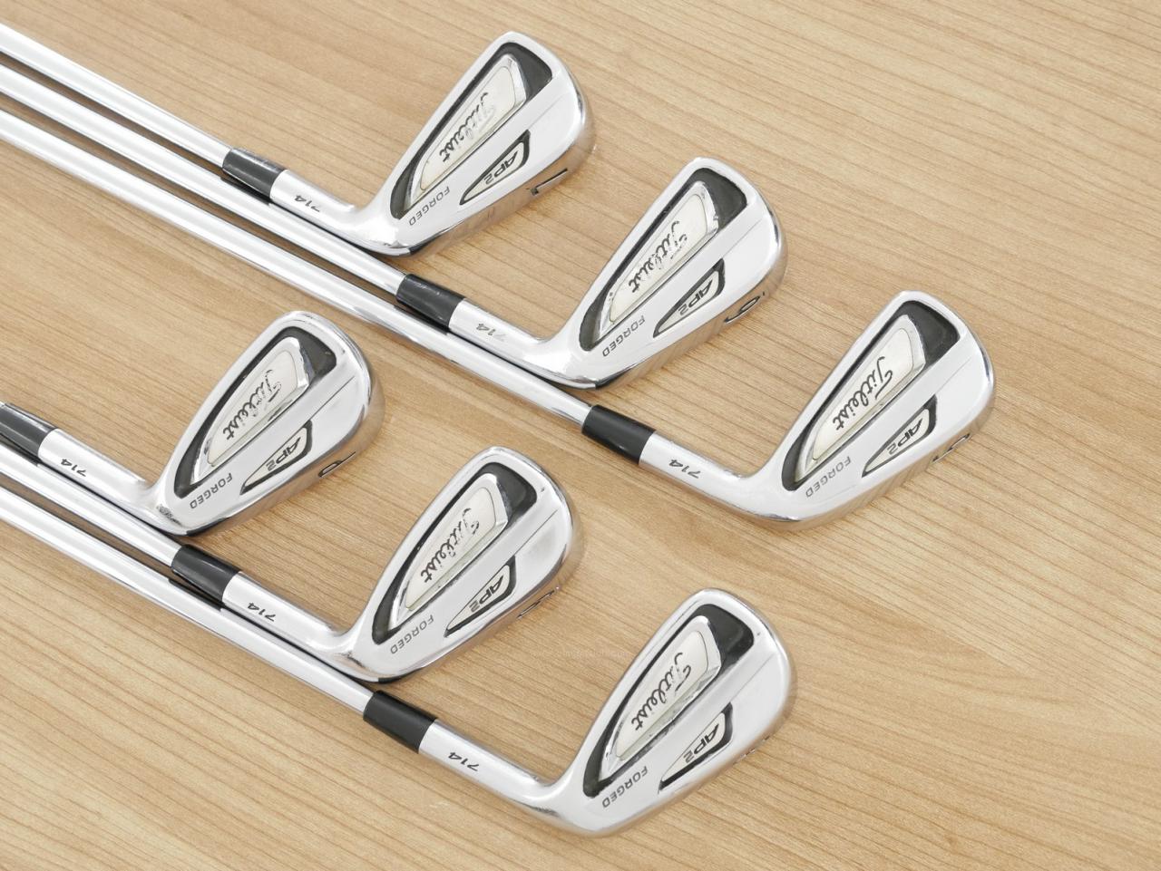 Iron set : Titleist : ชุดเหล็ก Titleist AP2 714 Forged มีเหล็ก 5-Pw (6 ชิ้น) ก้านเหล็ก NS Pro Modus Flex S