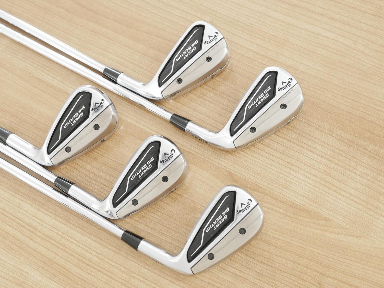 Iron set : Callaway : ชุดเหล็ก Callaway Great Big Bertha (ออกปี 2023 Japan Spec แพงสุด ตีง่ายสุด ไกล) มีเหล็ก 6-Pw (5 ชิ้น) ก้านเหล็ก NS Pro 950 NEO Flex S